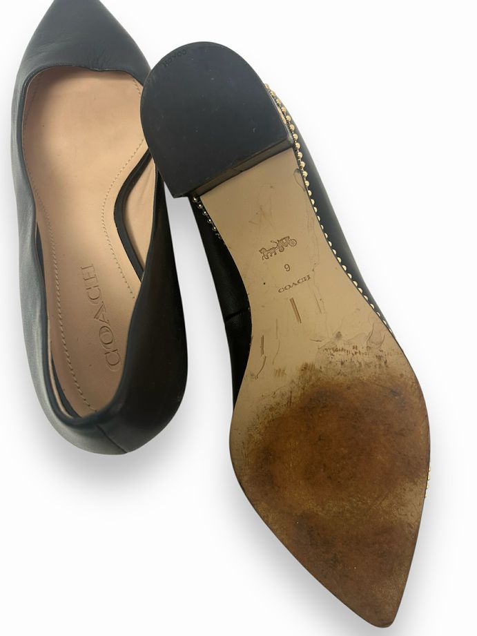COACH WILLA 45 LEATHER PUMP SIZE: 9