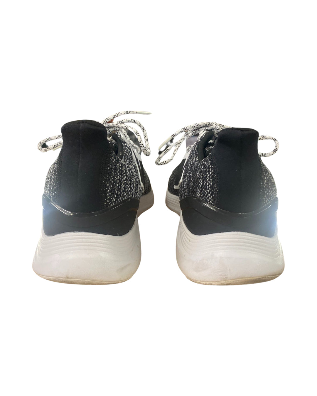 ADIDAS ENERGY FALCON KNIT RUNNING SNEAKERS BLK/GRAY SIZE 14