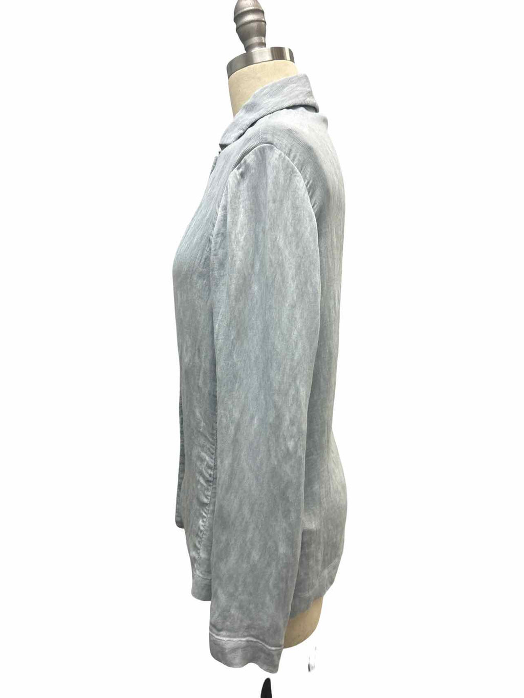 RAQUEL ALLEGRA LONG SLEEVE COLLARED BLOUSE SIZE: 0