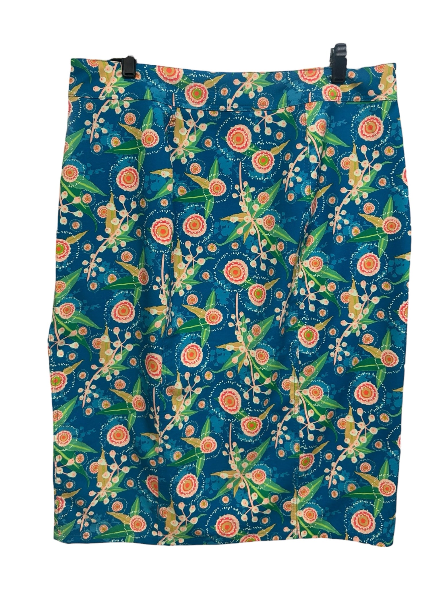 RIPSKIRT HAWAII WRAP SKIRT TROPICAL BLUE AUSSIE FLORAL PRINT SIZE LARGE - WEARHOUSE  CONSIGNMENT