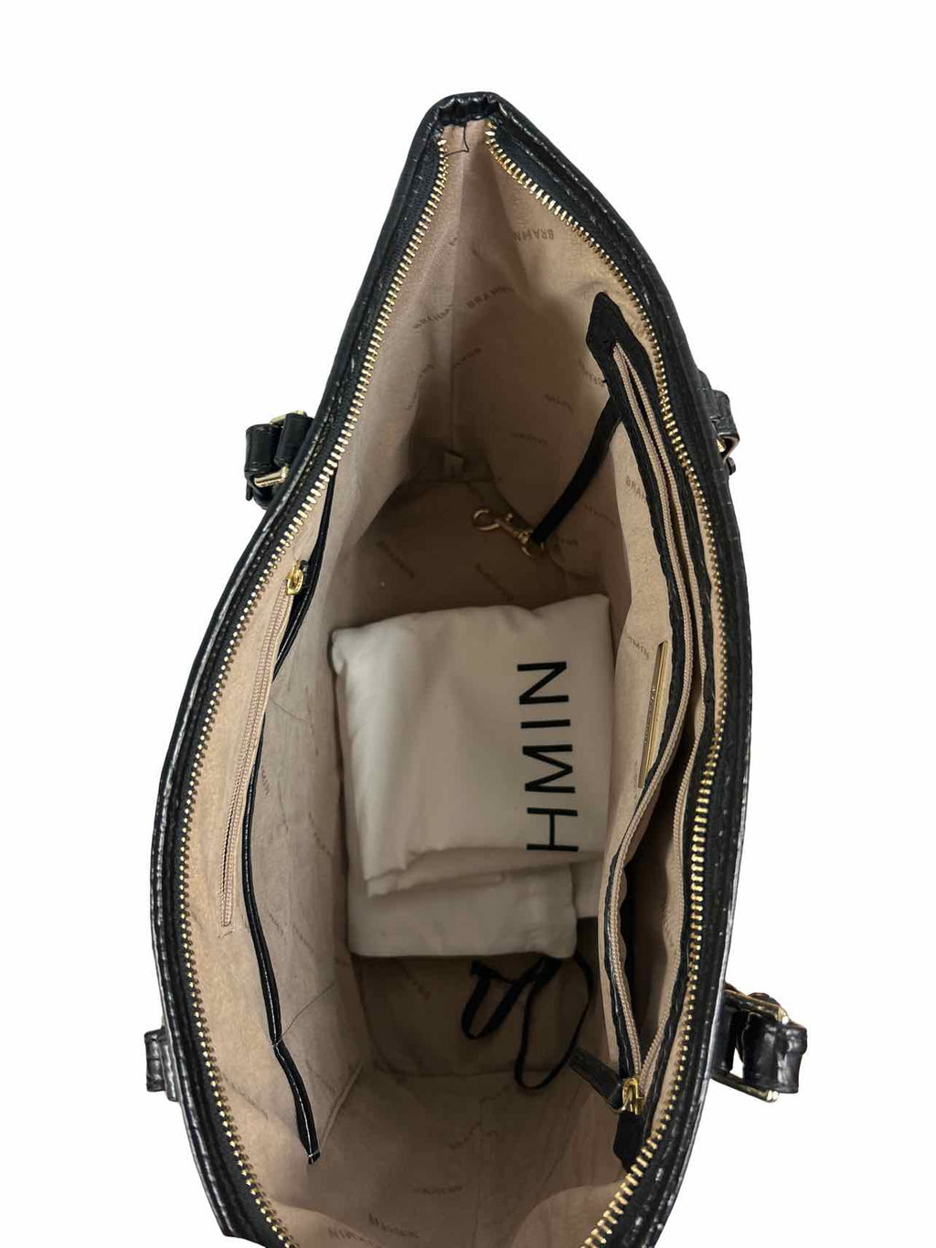 BRAHMIN MEDIUM ASHER TOTE IN BLACK MELBOURNE