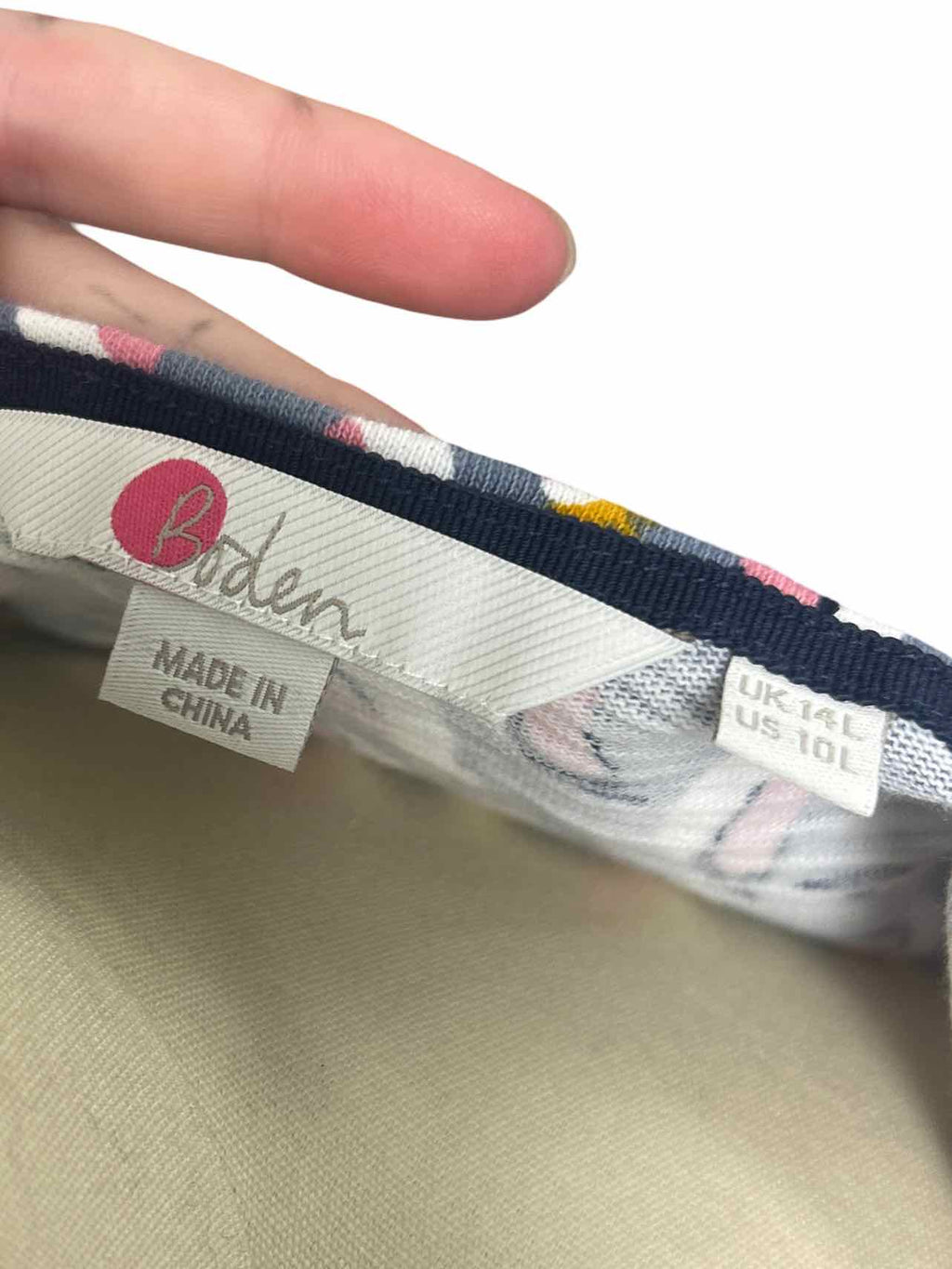 BODEN PHOEBE JERSEY TSHIRT PARROT DRESS SIZE: 10L