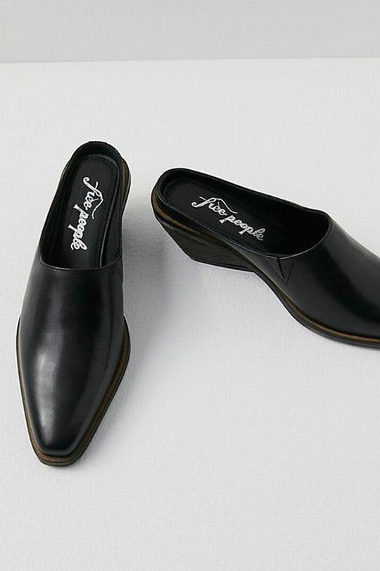 FREE PEOPLE TALLULAH LEATHER MULE SIZE: 9