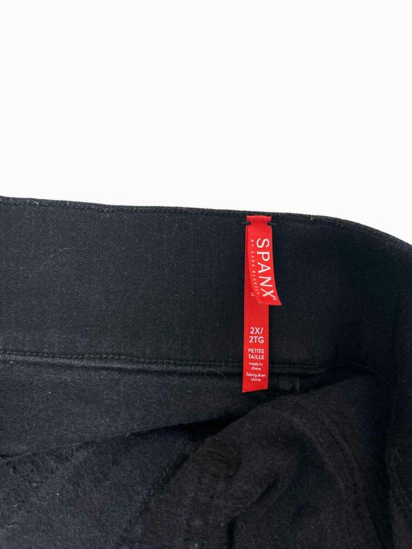 SPANX BLACK DENIM SKINNY SIZE: 2X P