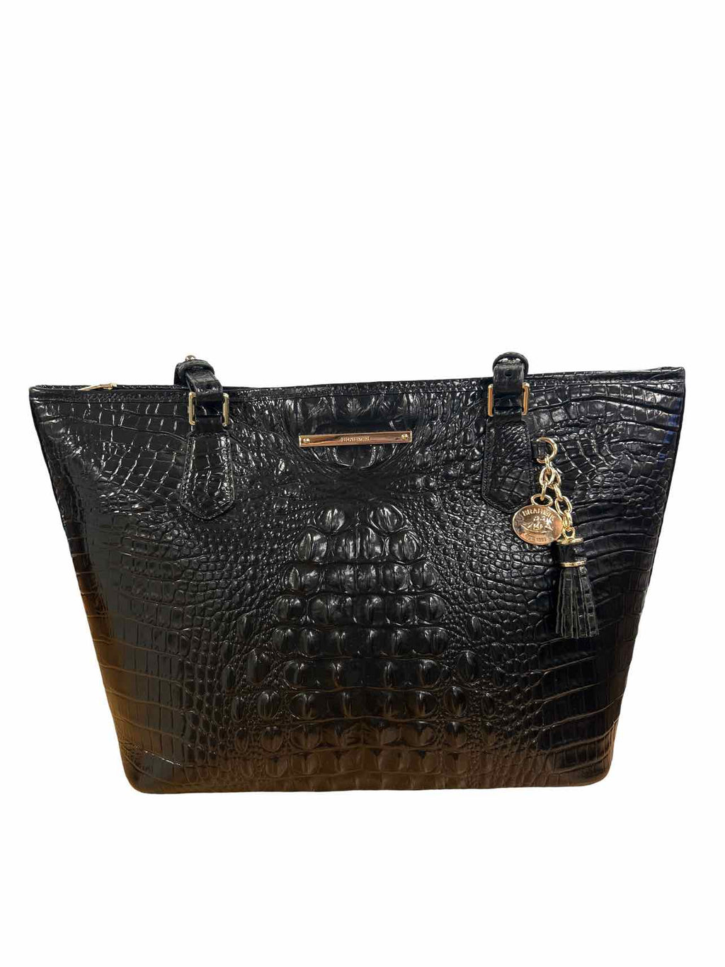 BRAHMIN MEDIUM ASHER TOTE IN BLACK MELBOURNE