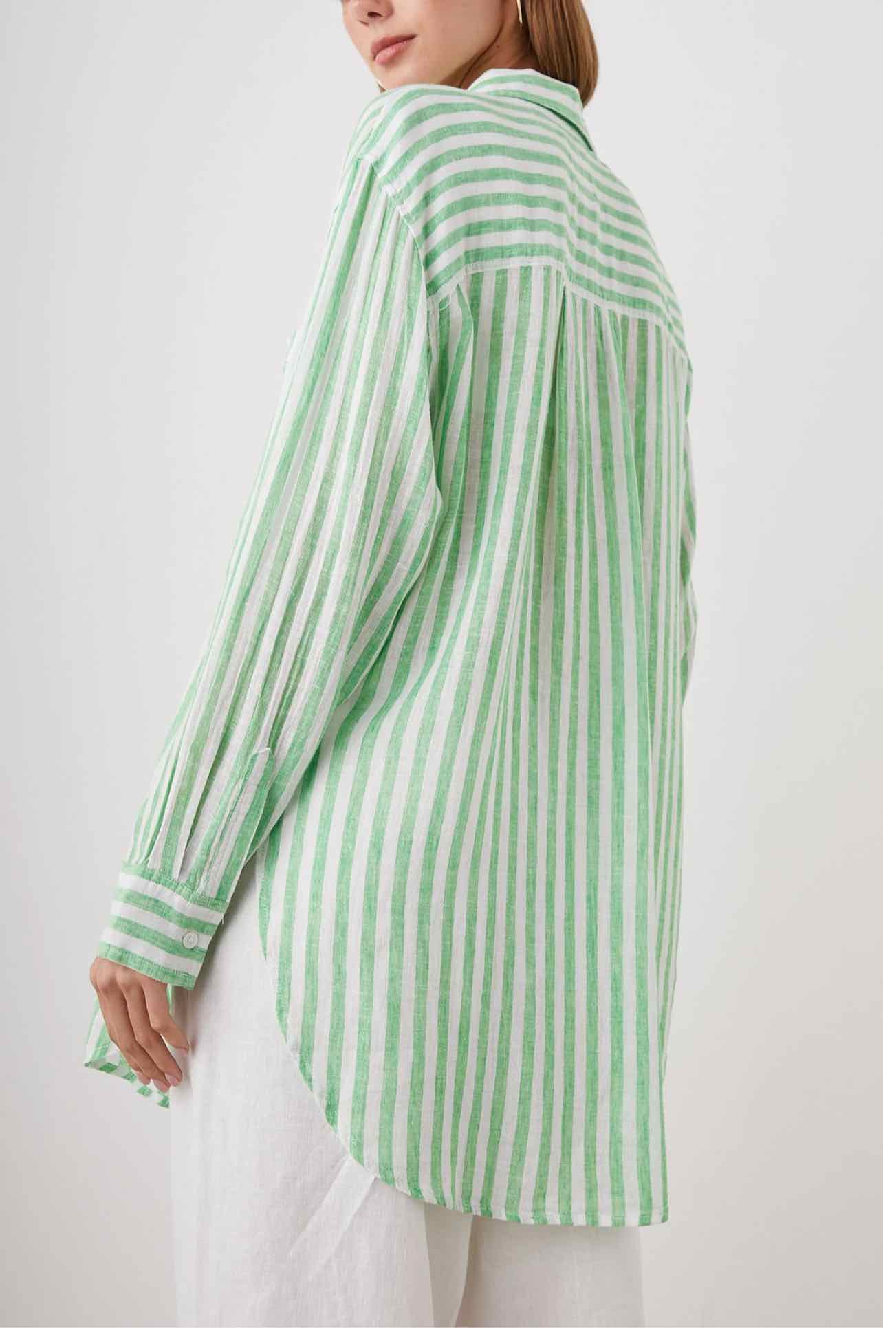 RAILS  X  GIADZY GIADA LUXE LINEN SHIRT SIZE: S