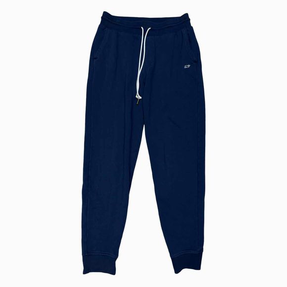 VINEYARD VINES TERRY CLOTH NAVY SWEATPANT SIZE M