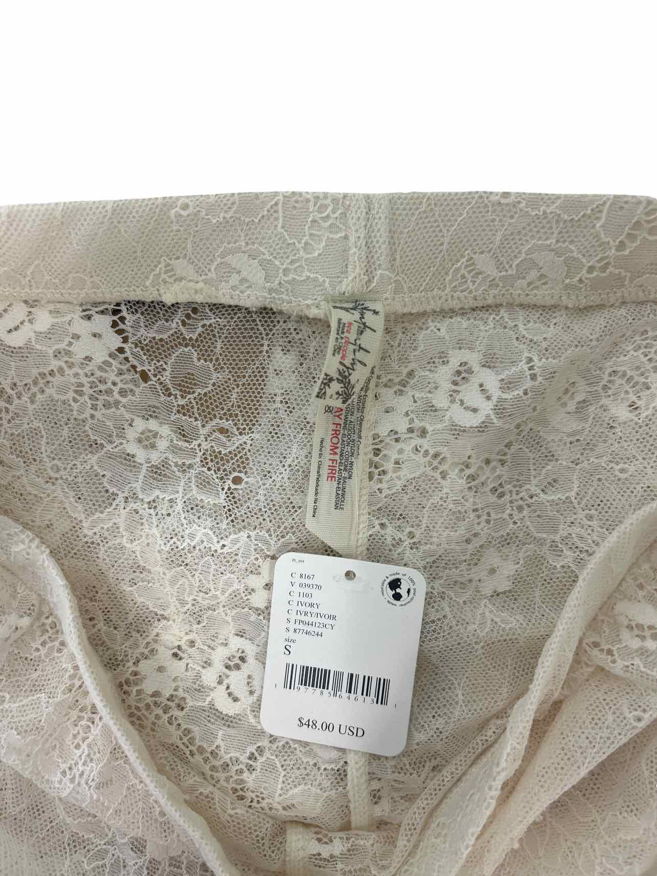 FREE PEOPLE NWT FRENCH KISS SHEER LEGGING SIZE: S