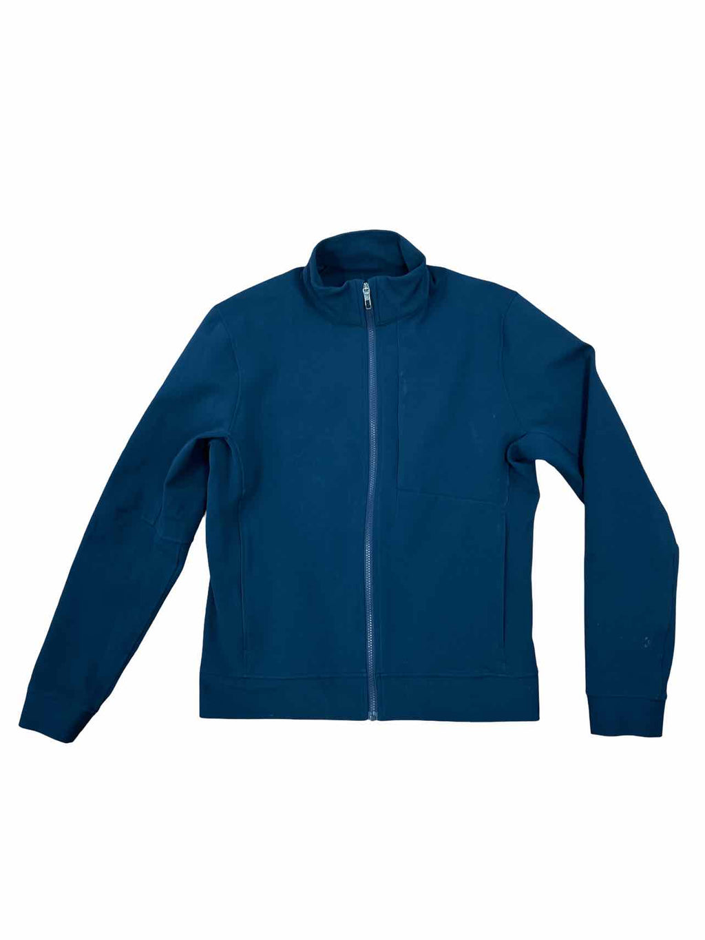 LULULEMON MEN'S FULL ZIP SOJOURN JACKET TRUE NAVY SIZE: M
