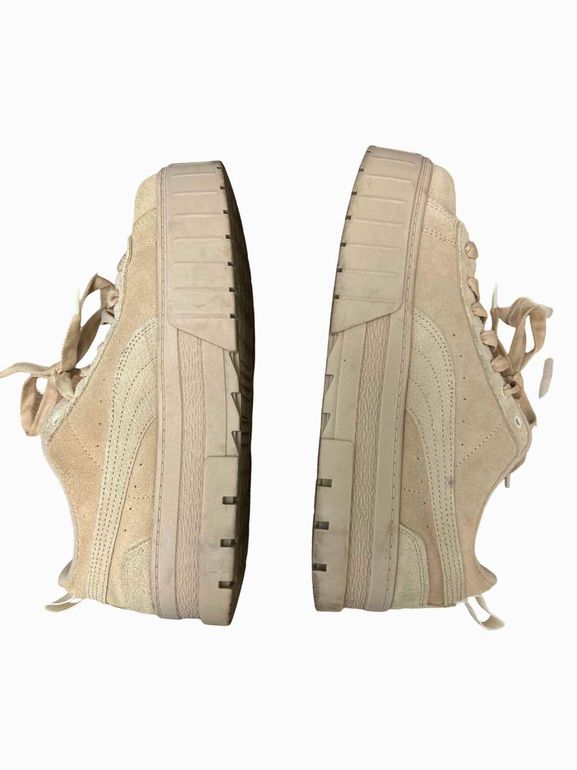 PUMA MAYZE LOW FIRST SCENE SNEAKERS BEIGE SIZE 10