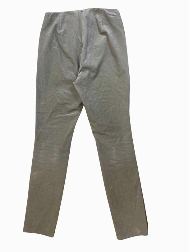 THEORY NAVALENE VELVET TAN PANT SIZE 2