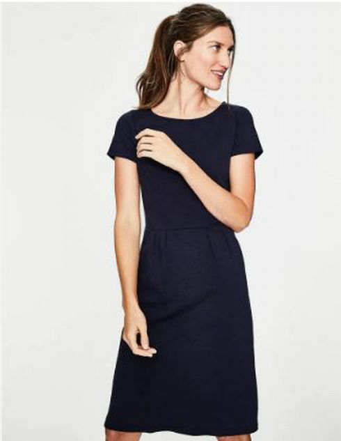 NWT BODEN PHOEBE NAVY JERSEY TSHIRT DRESS SIZE 10 LONG - WEARHOUSE  CONSIGNMENT
