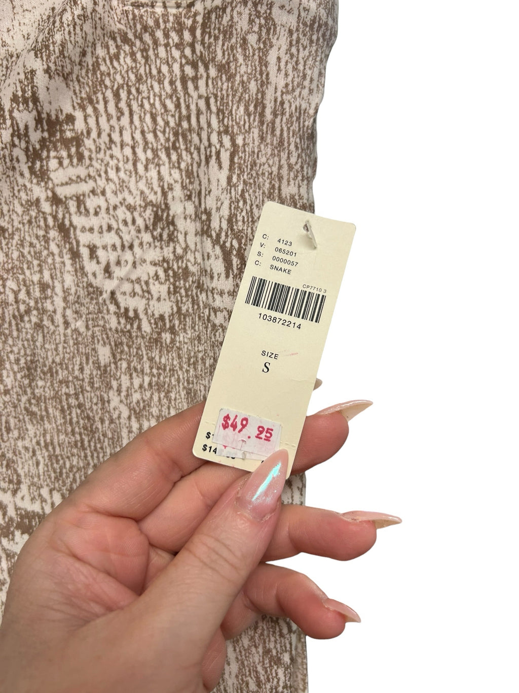 NWT ANTHROPOLOGIE TILDA SNAKESKIN FLARE PULL ON SATIN PANTS SIZE SMALL