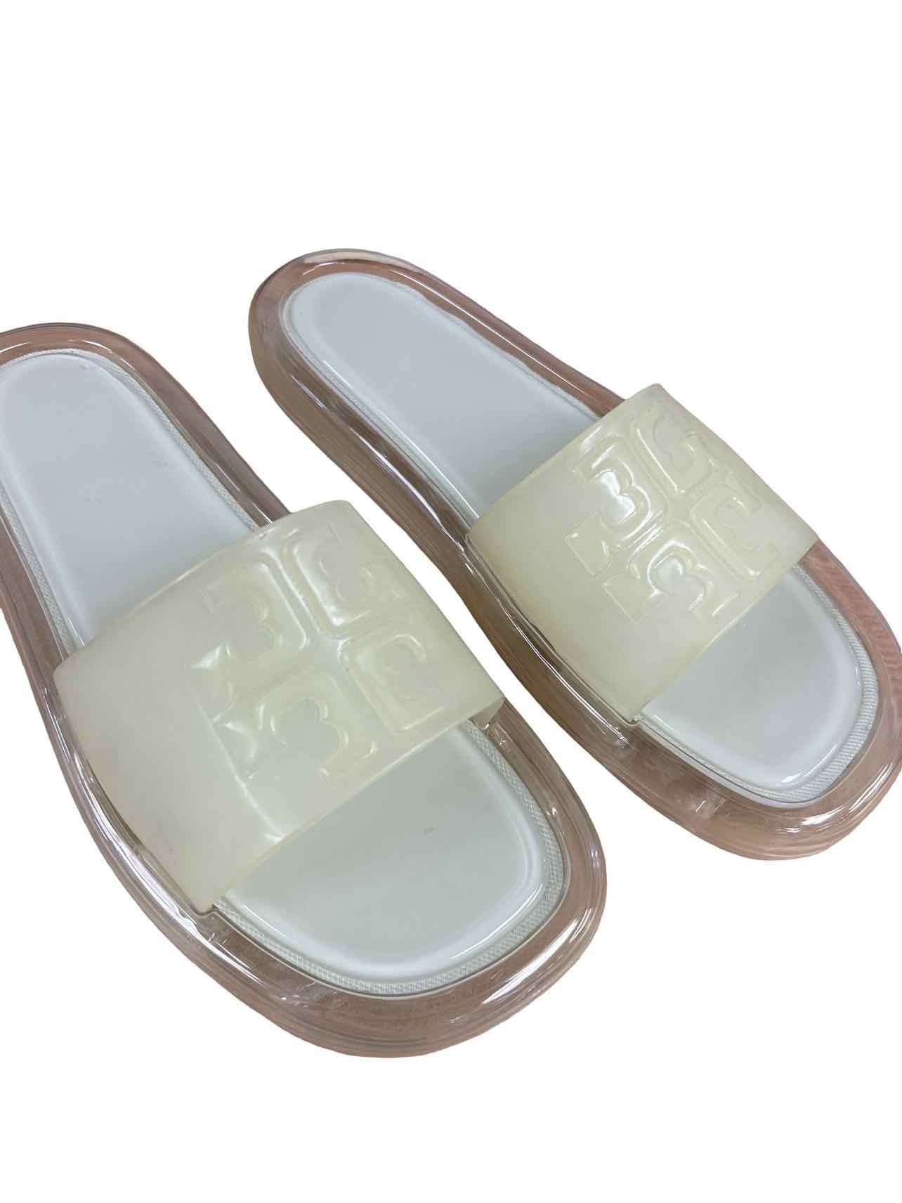 TORY BURCH BUBBLE JELLY SLIDE SIZE: 8