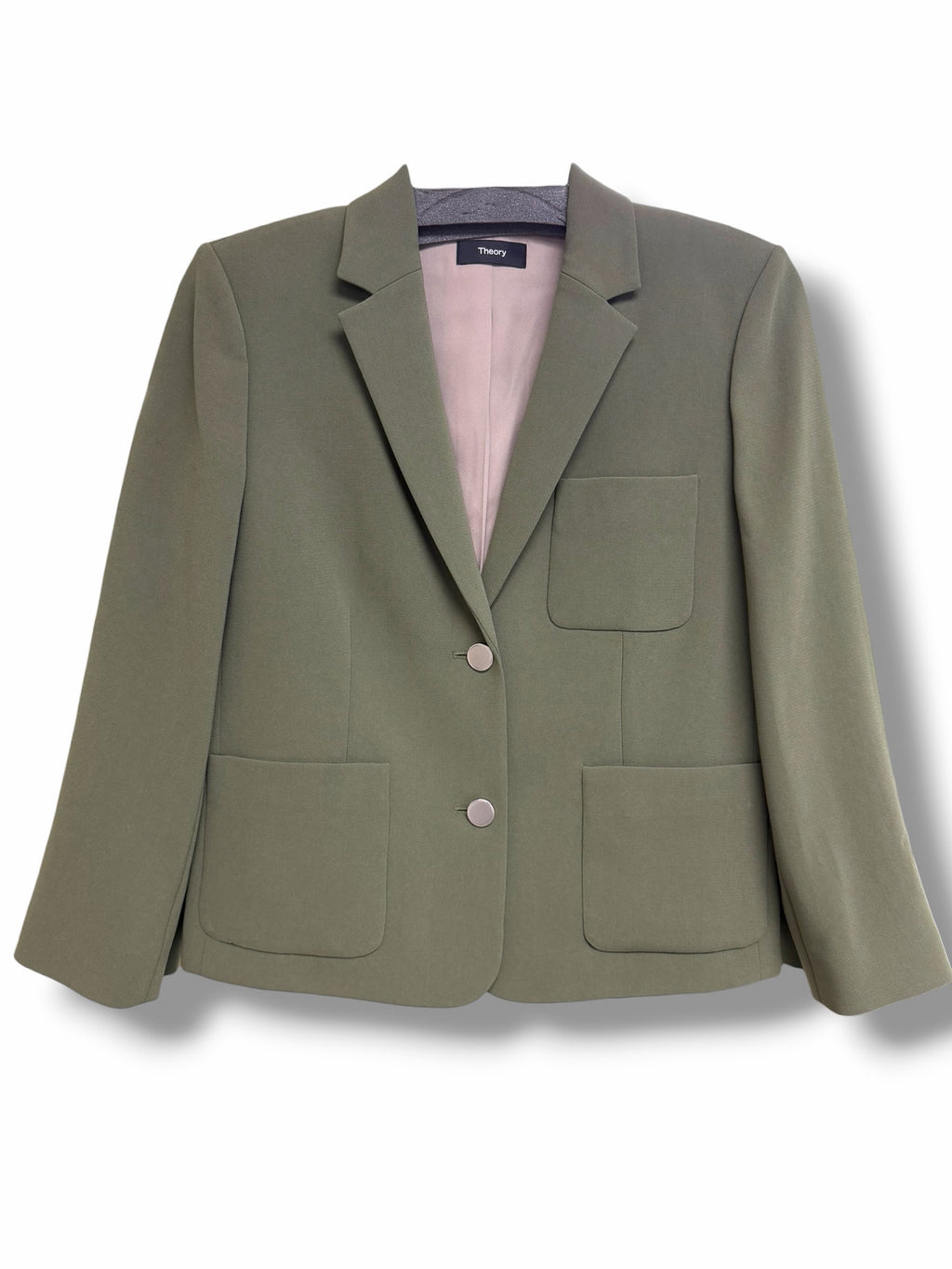 THEORY Size 2 OLIVE WJACKET