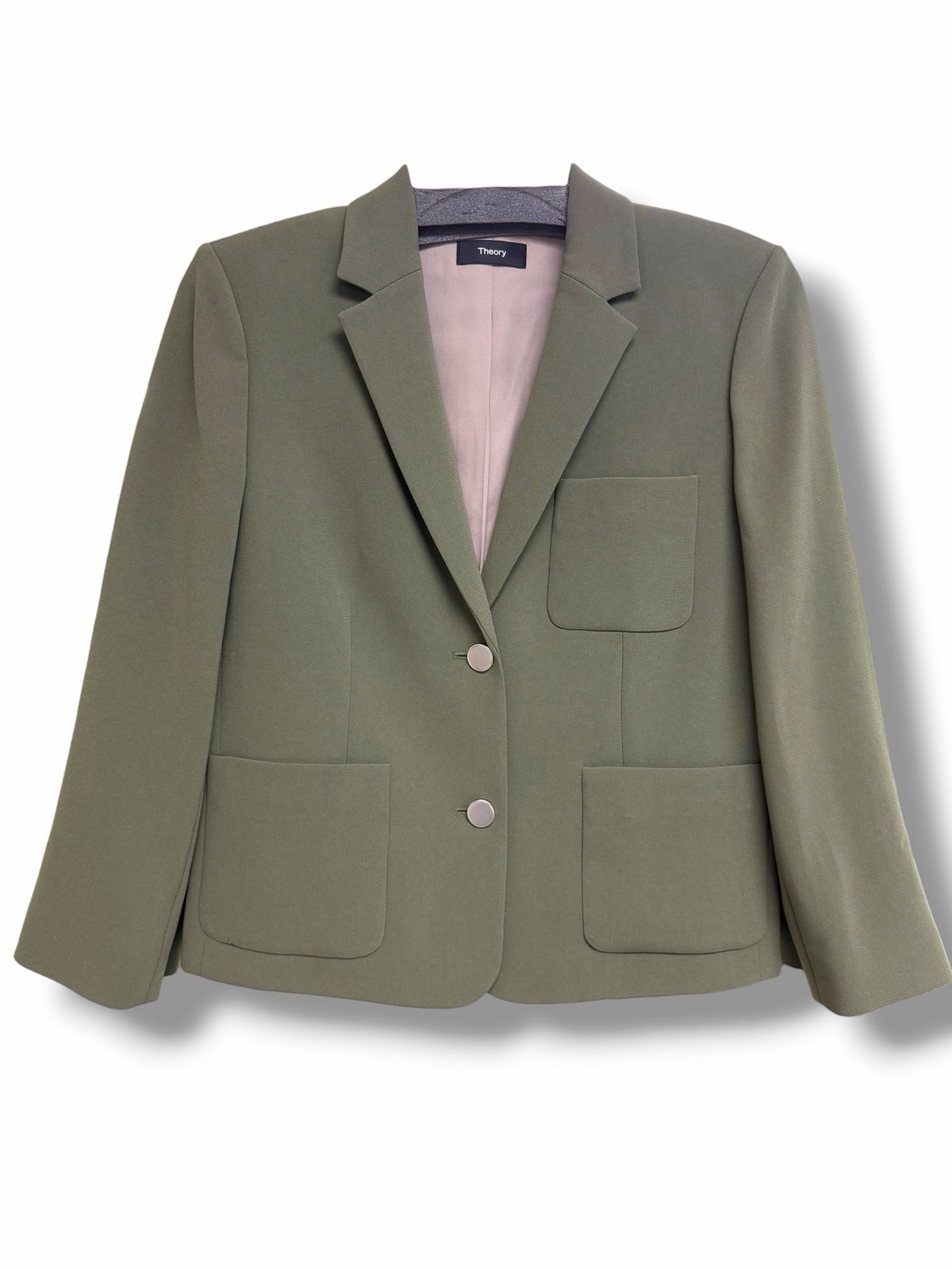 THEORY Size 2 OLIVE WJACKET
