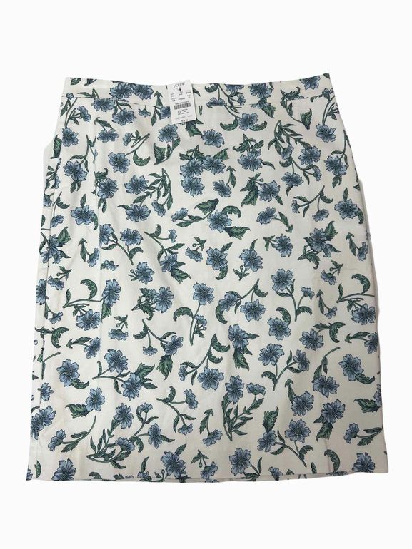 JCREW FLORAL PRINT PENCIL SKIRT SIZE: 10