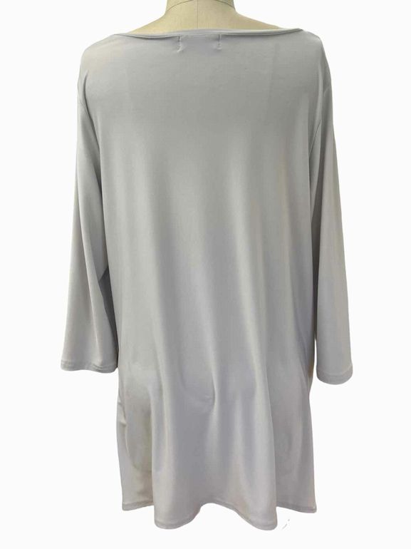 SYMPLI V-NECK LS TUNIC TOP SIZE: 14