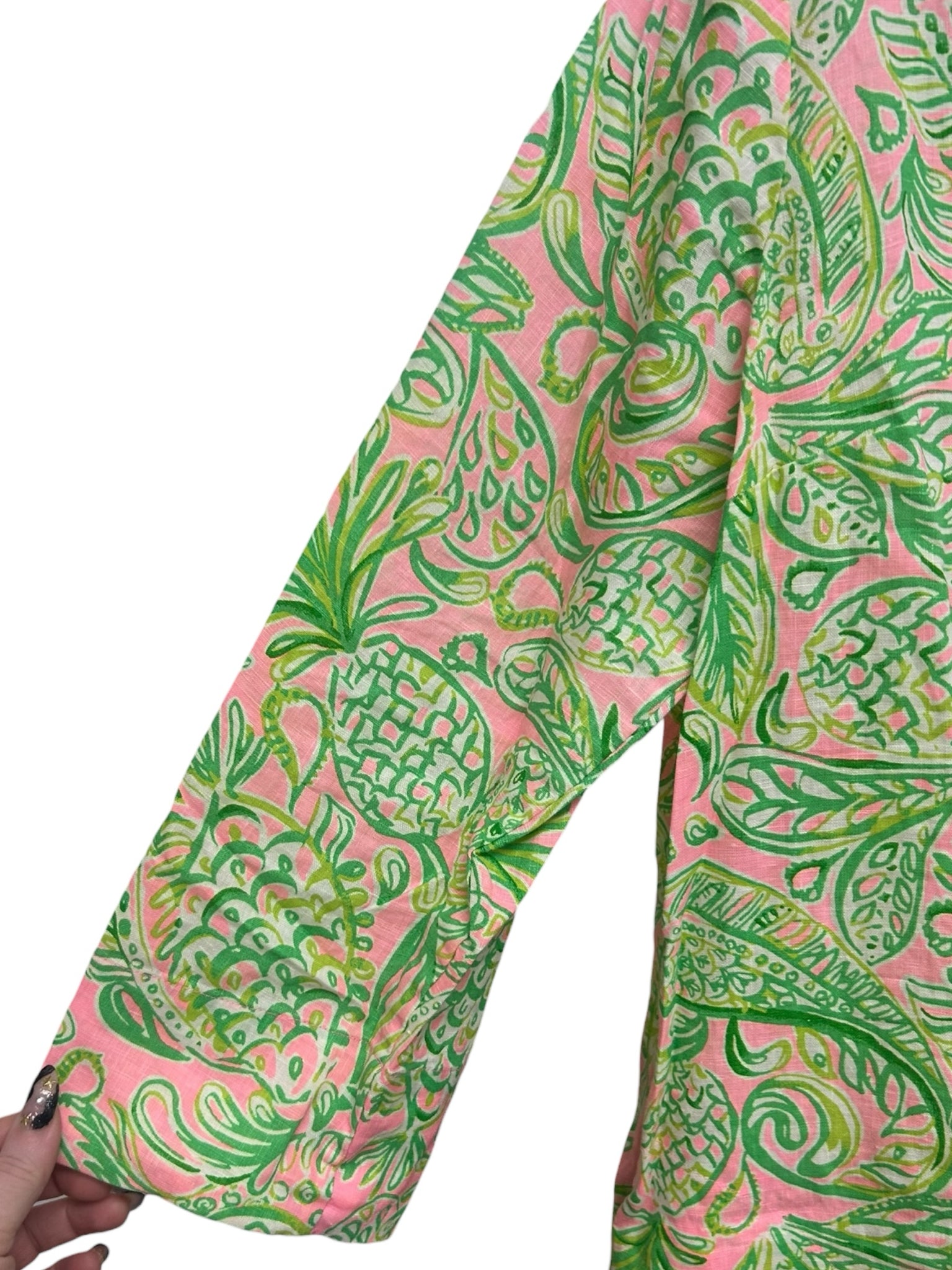 LILLY PULITZER PILAR LINEN TUNIC SHIRT DRESS SIZE XL - WEARHOUSE  CONSIGNMENT