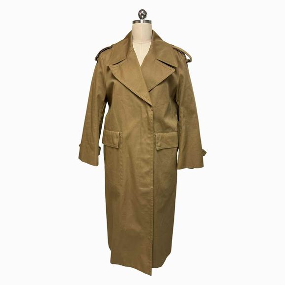 BANANA REPUBLIC TIMELESS TRENCH COAT IN BRITISH KHAKI SIZE M