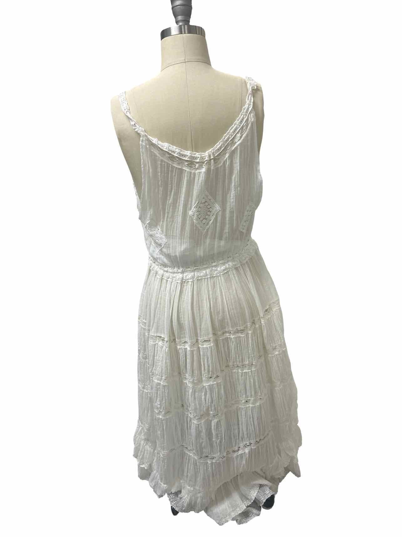 FREE PEOPLE DOLLY BODYSUIT LACE MAXI DRESS SIZE: S