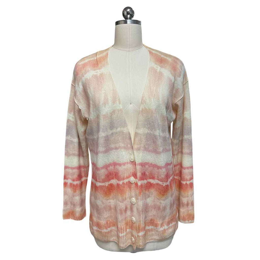 ALL SAINTS MAREA WOOL TIE DYE MULTI-COLOR CARDIGAN SIZE XS