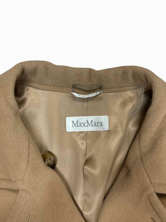 MAX MARAICONIC DOUBLE BREASTED WOOL COAT SIZE: 10