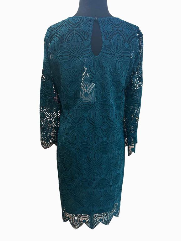 TRINA TURK NWT TRINA TURK LACE ATLANTIC SHIFT DRESS SIZE: 8