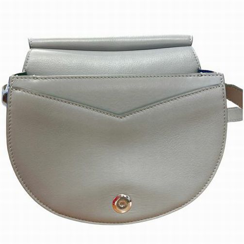 GIVENCHY INFINITY CHAIN CURB SMOOTH LEATHER SADDLE CROSSBODY BAG