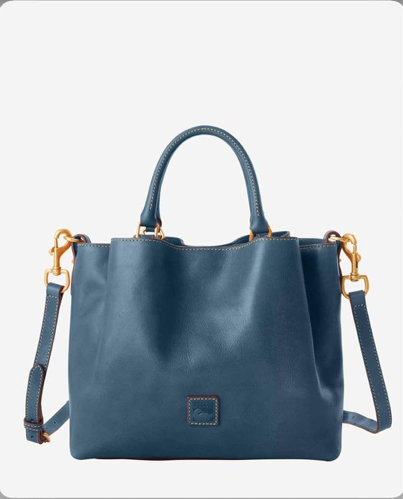 DOONEY & BOURKE BARLOW SATCHEL TEAL