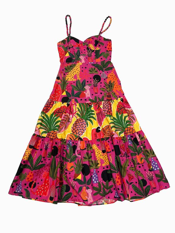 ANTHROPOLOGIE  FARM RIO POP LEOPARDS  SIZE: S