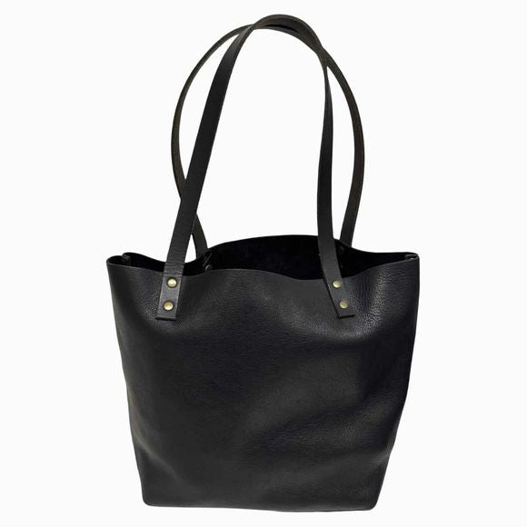 PORTLAND ALMOST PERFECT MEDIUM BLACK TOTE