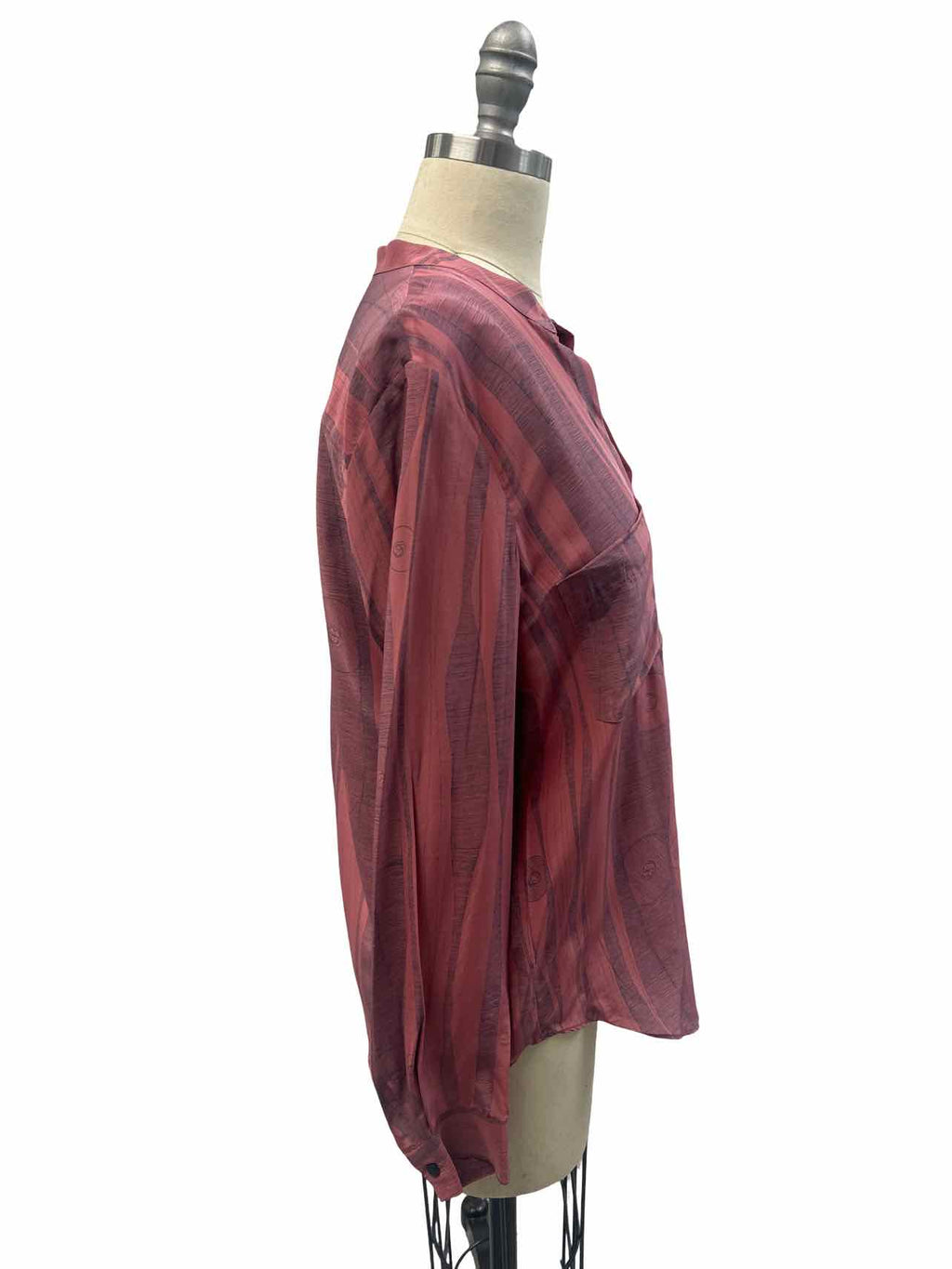 RAQUEL ALLEGRA NAROBI COTTON PANT SILK TOP SET GARMENTORY SIZE: 00