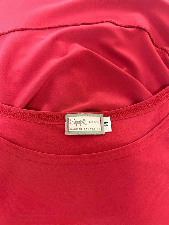SYMPLI SLEEVELESS TIERED DRESS SIZE: 14
