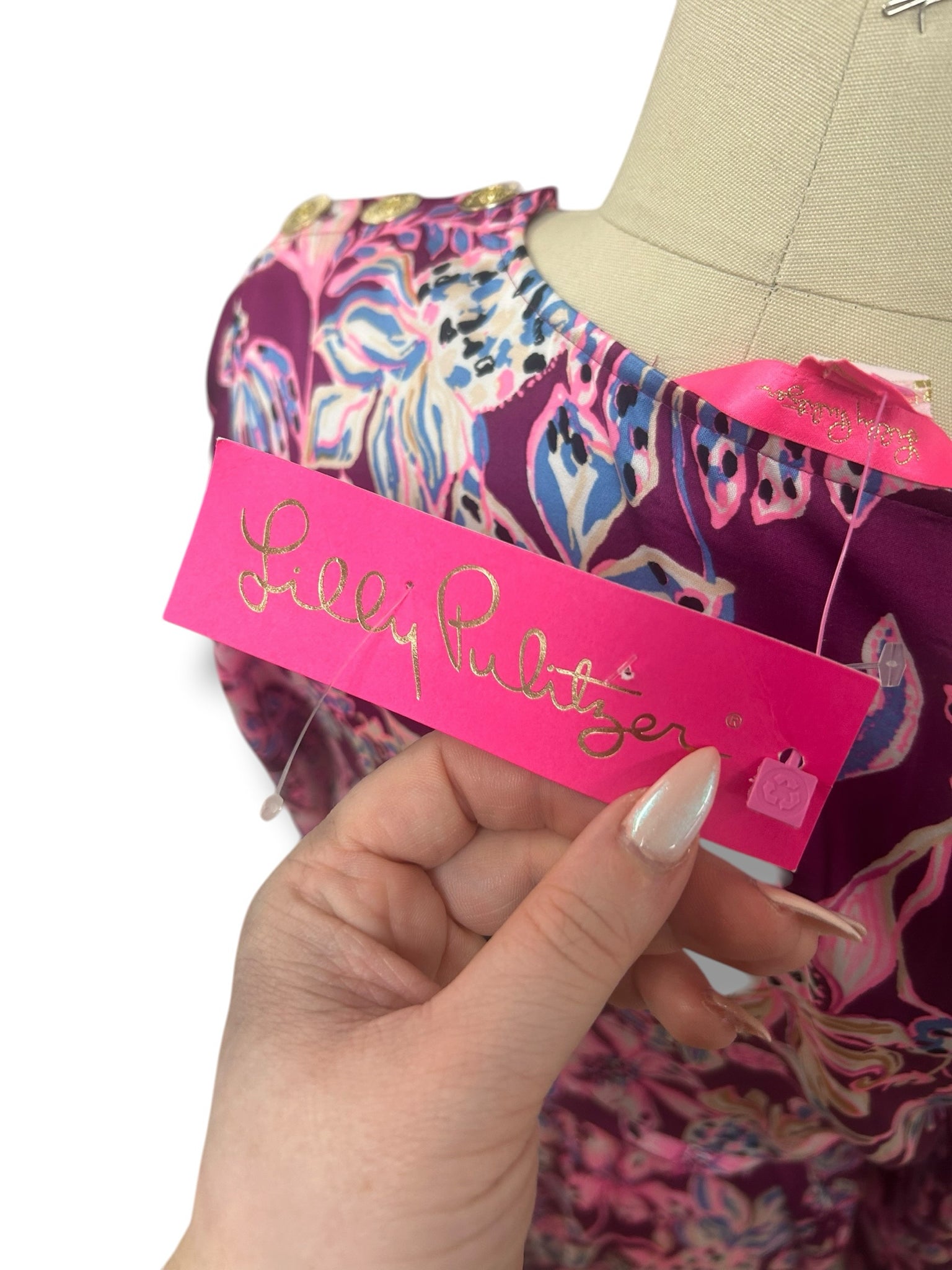 NWT LILLY PULITZER LEOLYNN LONG SLEEVE AMARENA CHERRY MAXI DRESS SIZE 6