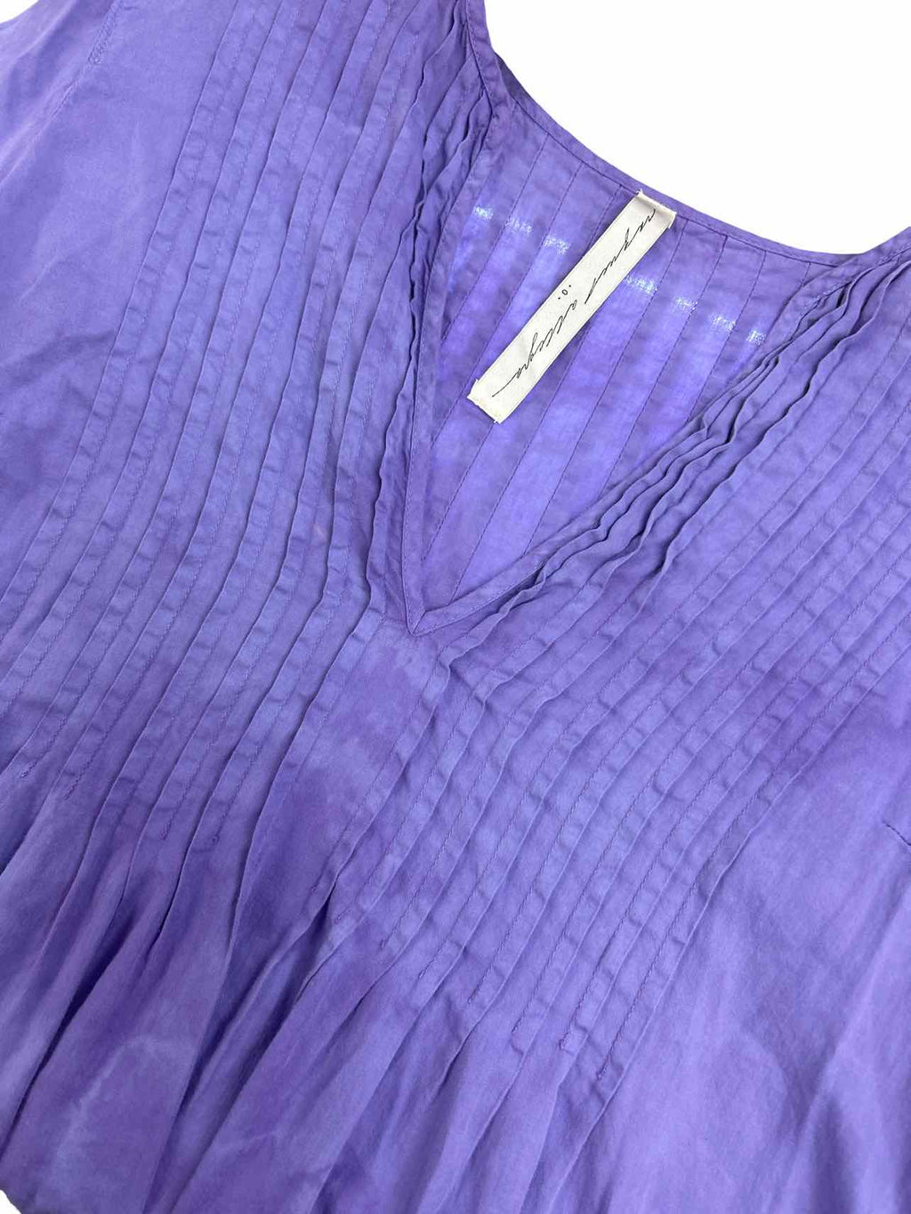 RAQUEL ALLEGRA VICTORIAN PINTUCK DRESS SIZE: 0