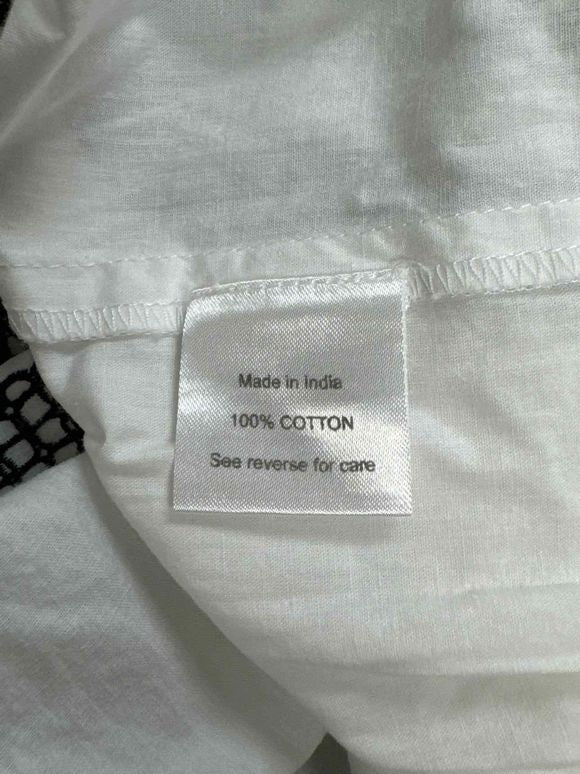 charlotte kellogg STELLA EMBROIDERED BUTTON UP WHITE DRESS SIZE XS/S