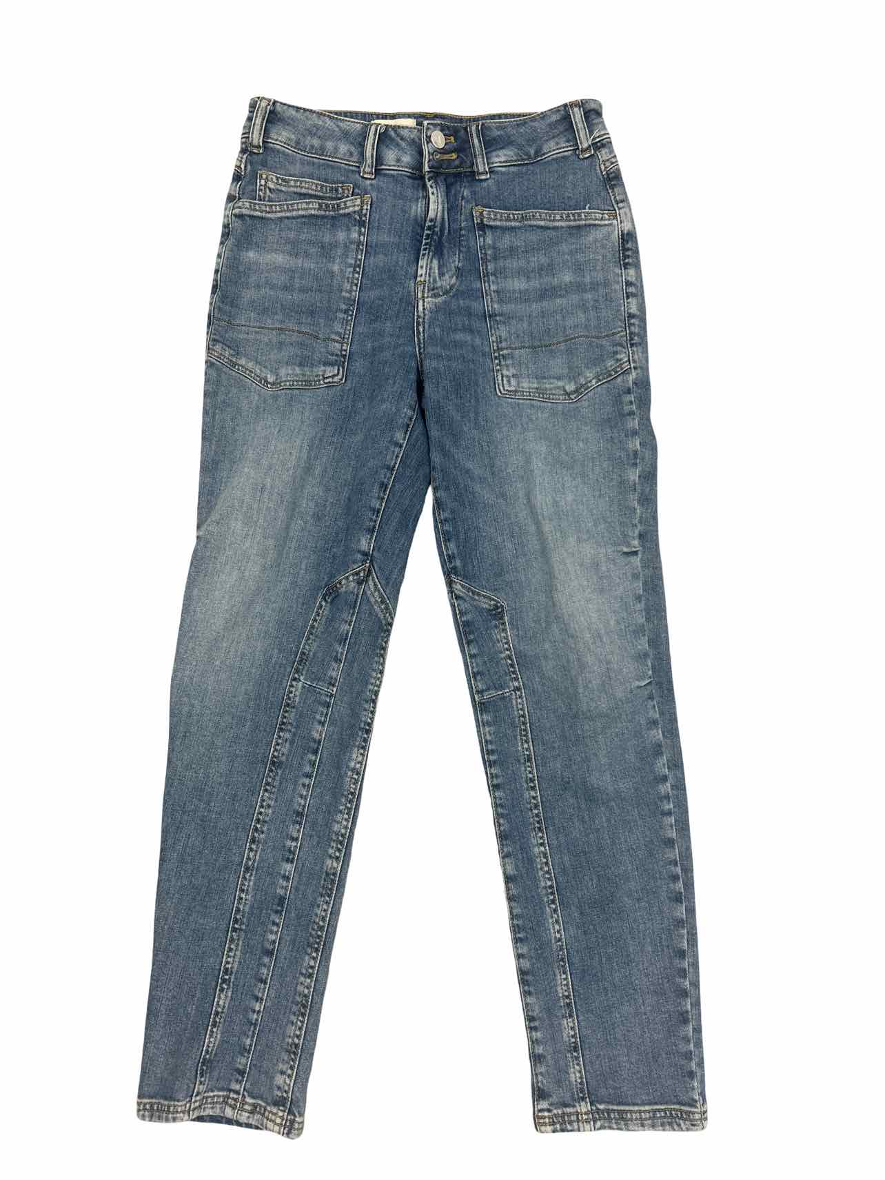 ANTHROPOLOGIE PILCRO THE WANDERER UTILITY POCKETS JEAN SIZE: 26