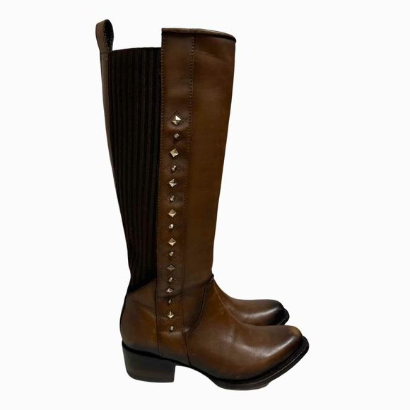 CUADRA RIDING STYLE BOVINE STUD BROWN BOOT SIZE 8