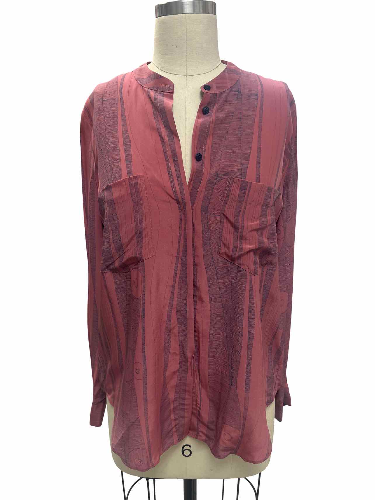 RAQUEL ALLEGRA NAROBI COTTON PANT SILK TOP SET GARMENTORY SIZE: 00