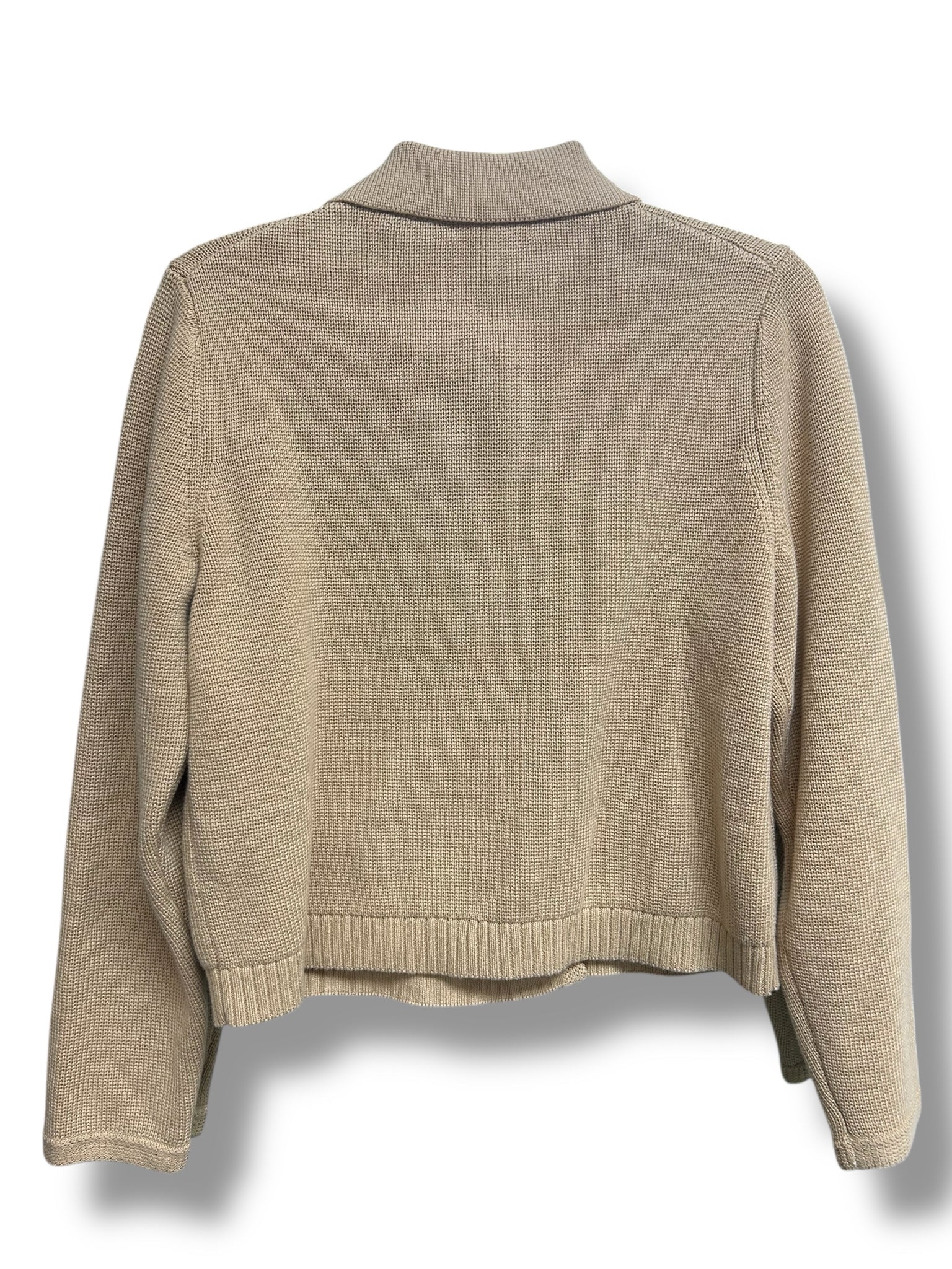 NWT JCREW MARIELLE CROPPED CARDIGAN CARMEL KNIT SIZE MEDIUM