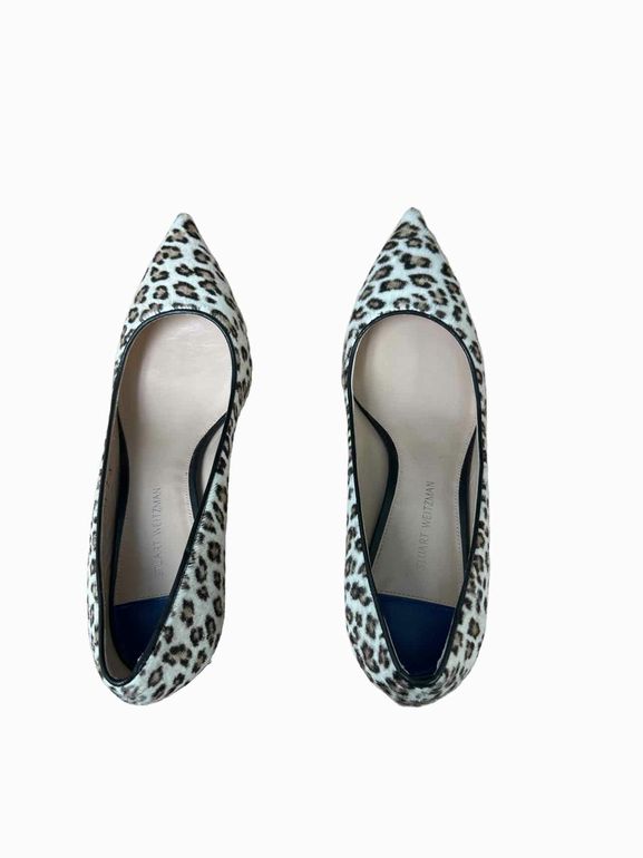 STUART WEITZMAN NWOB CALF HAIR POINT TOE PUMPS 7