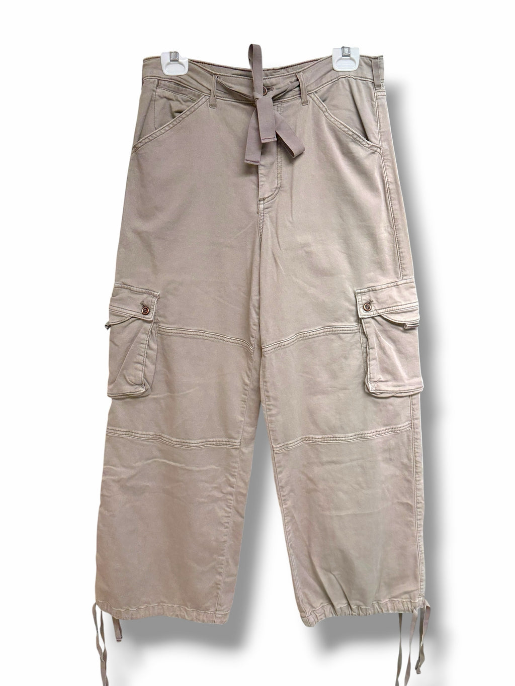 ANTHROPOLOGIE PILCRO PARACHUTE TAN CARGO PANTS SIZE 29