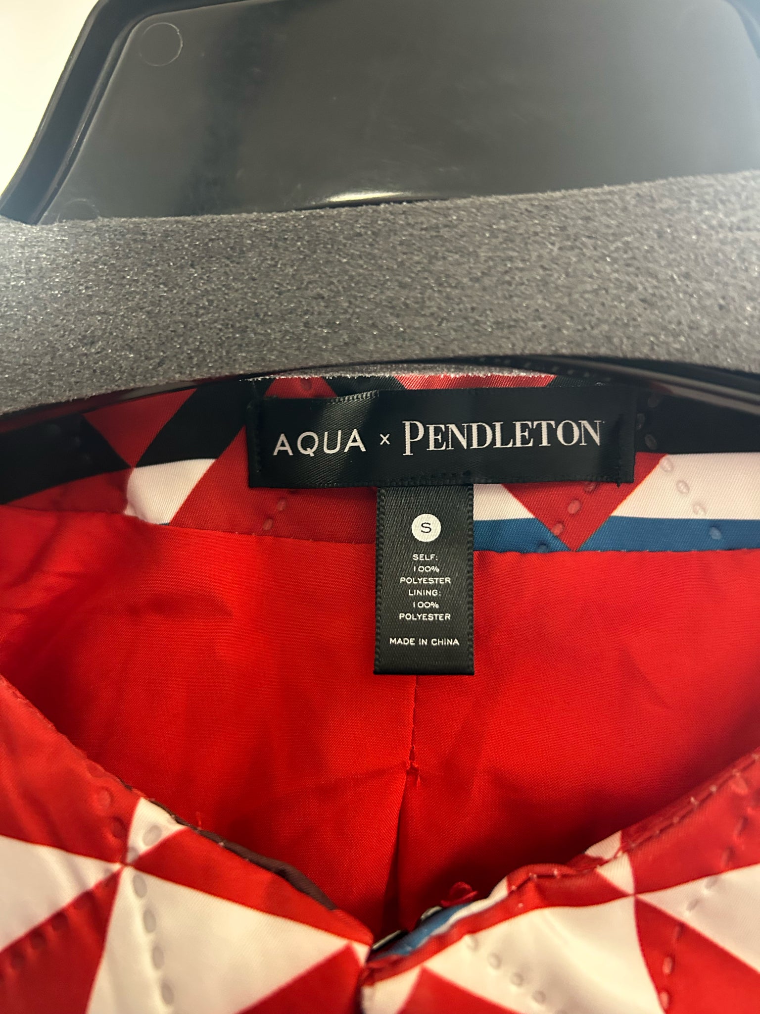 PENDLETON AQUA x PENDLETON PILOT ROCK CROP JACKET RED SIZE SMALL