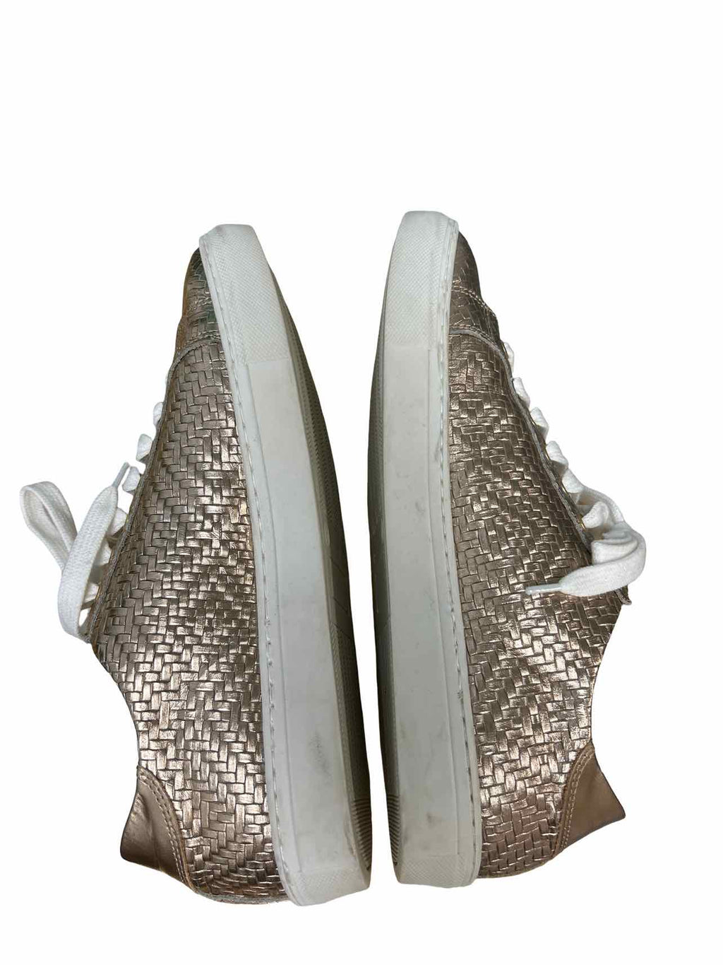 SOLE BLISS SPRINT METALLIC WEAVE SNEAKERS SIZE: 40