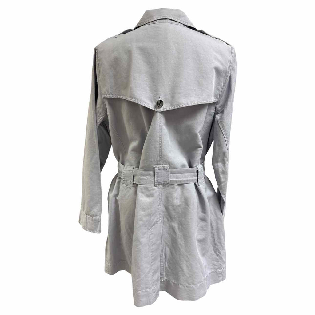 CABI SUMMER TANNER GRAY TRENCH STYLE 5296 SIZE L