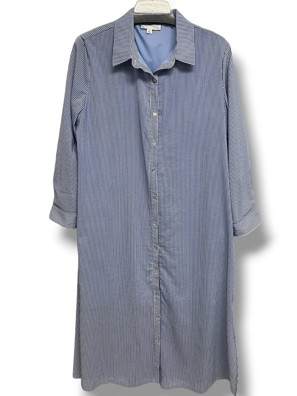TUCKERNUCK POMANDER PLACE BLUE STRIPE MAXI GRIFFIN DRESS SIZE XL