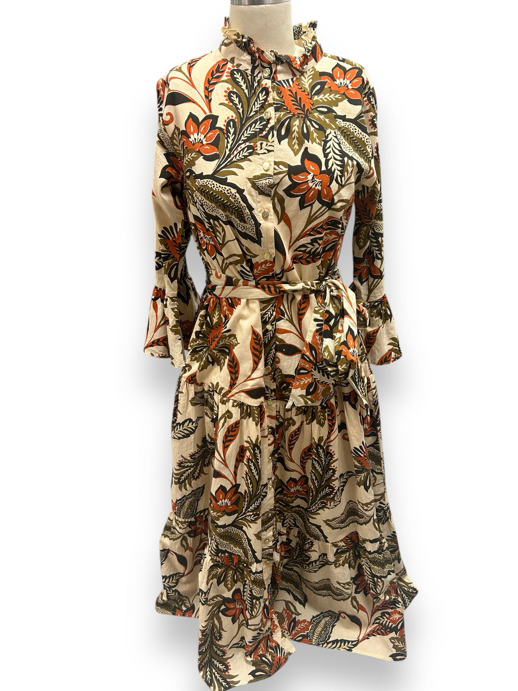 JUDE CONNALLY FALLING FLORAL ROXIE MAXI DRESS SIZE SMALL