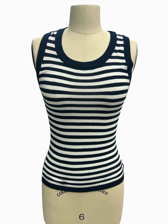 ANTHROPOLOGIE JUMPER 1234 SLEEVELESS KNIT TOP SIZE: XS