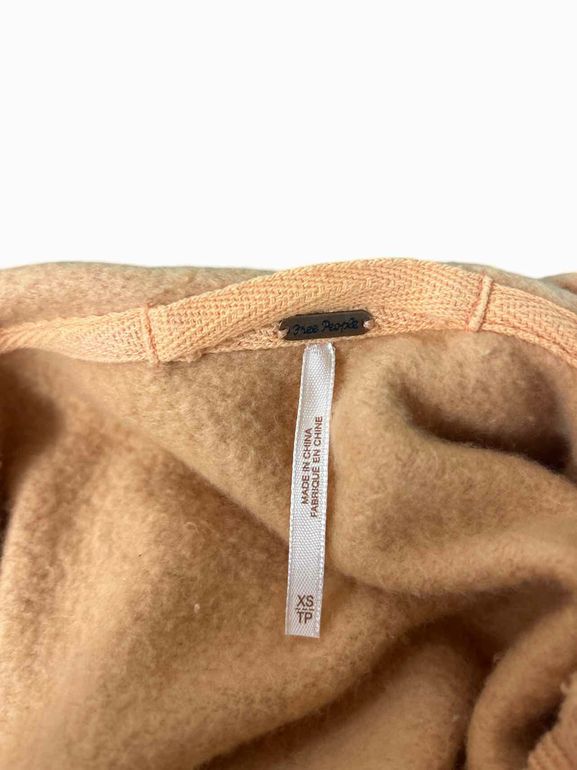 FREE PEOPLE HUNTINGTON OVERSIZED COWL NECK PULLOVER SIZE: XS